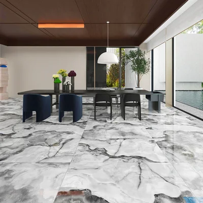 Glazed Porcelain 600 X 1200 mm Floor Tile 60 X 120 Cm Flooring Tile Marble Slab Polished Tile