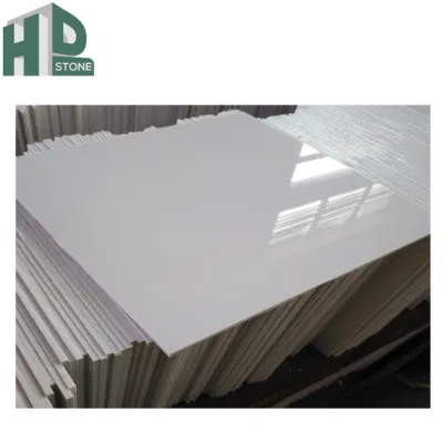 Pure White Artificial Stone Nano Glass Crystallized Glass Polished Floor and Wall Tile