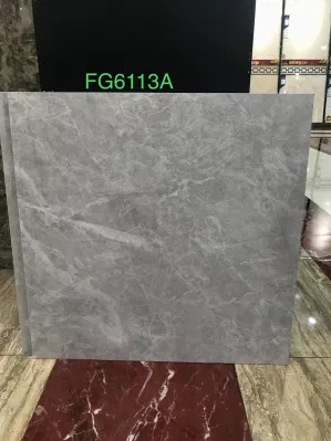 Wholesale Polished Glazed Porcelain Floor Tile Manufacture 60X60 Marble White Black Wall Tiles Price Living Room