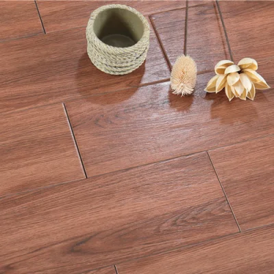for Study Room Dark Porcelain Tile That Looks Like Wood Anti-Slip and Anti-Dirt Wood Look Porcelain Timber Floor Ceramic Tile