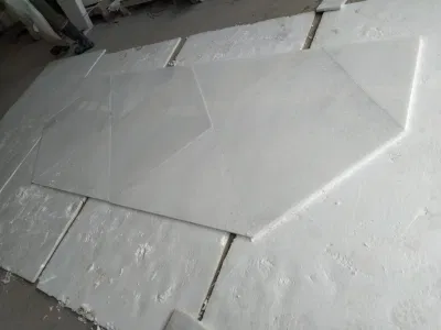 Crystal White Pure White Marble Tiles for Wall and Flooring
