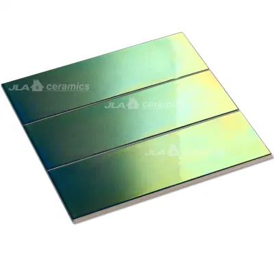10X30cm 3D Iridescence Ceramic Subway Wall Tile for Bar/Shop/Car Showroom/Living Room Decoration