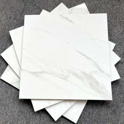 Carrara 600X600 Ceramica Porcelanato Cheap Ceramic White Tiles Floor