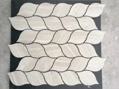 Wholesale Natural Stone White Marble Mosaic Tiles Kitchen Bathroom Apartment Wall/Floor Tile