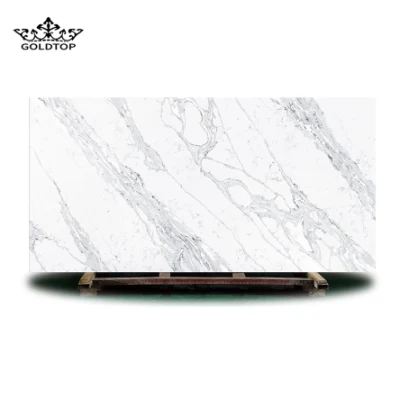 6088 Hermes Kitchen Cabinet Island Bathroom Vanity Countertops Artificial Stone Slab Quartz Tiles