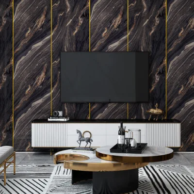 Sticky Waterproof 3D Plastic PVC Vinyl Self Adhesive Stick on Wall Tiles