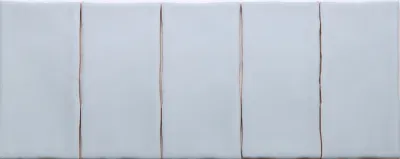 China 75X150mm Green Wave Sides Bathroom Feature Wall Tiles 3X6 Inch