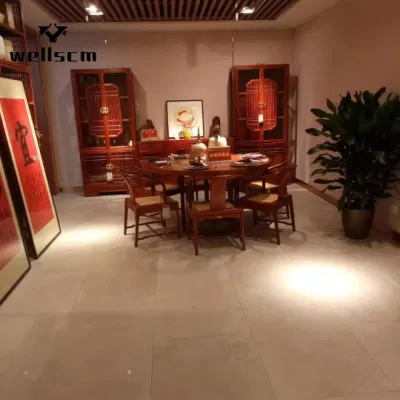Latest Design Rice White Kitchen Wall and Floor Tiles Install Non-Slip Beige Ceramic Floor Tile