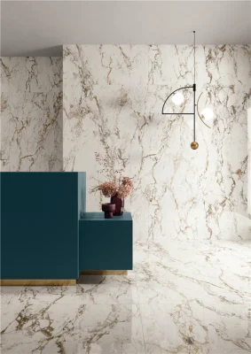 Luxury Sintered Stone Flooring Large White Floor Tiles Porcelain Marble Wall Slab