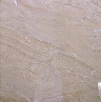 Yellow Marble Design Glossy Glazed Full Polished Porcelain Tile for Flooring