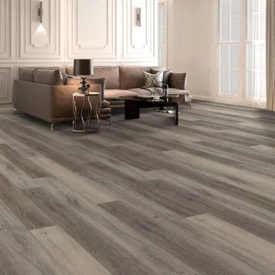 Low-Maintenance Wood &amp; Parquet Effect Floor Tiles White Grey/Brown/Beige/Natural Oak 8mm 12mm Click Lock Spc PVC Luxur Vinyl Plank Laminated/Laminate Flooring