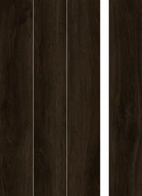 Chinese Indoor Bedroom Rustic Porcelain Glazed Porcelain Wood Like Floor Tiles