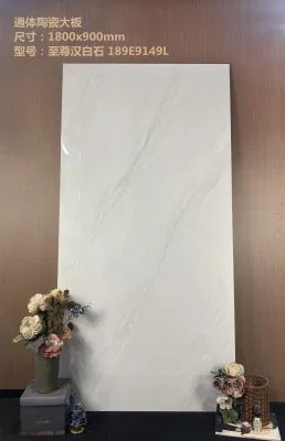 Large Polished Glazed Porcelain Gray 900*1800 mm Tile Porcelain Marble Look Interior Wall Tile