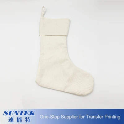 Sublimation Blank Christmas Linen Stocking