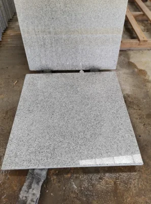 Chinese G603 Light Grey Granite Polished Tiles for Building Wall Facade &amp; Flooring
