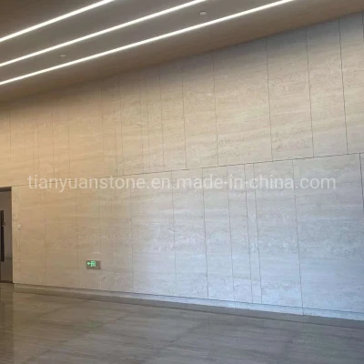 Ivory White Travertine Tiles for Wall Cladding