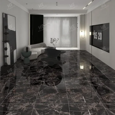 Fullbody Full Size 60X120 Dark Color Floor Marble Look Porcelanato Wall Tiles