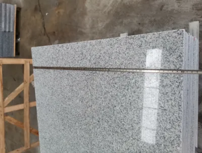 Chinese G603 Light Grey Granite Polished Tiles for Building Wall Facade &amp; Flooring