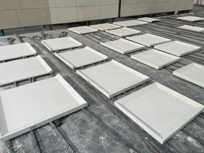 Natural Stone Honed/Matt white/Beige Limestone Irregular Wall Tiles for interiors/indoor home/hotel/project/house/apartment bathroom/kitchen/lobby