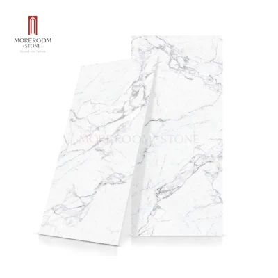 Large Format Calacatta Golden Marble Stone Effect Tiles for Luxury Villa Wall and Floor Decor