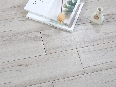 Rectangle on Stairs Bathroom Wall Grey Ceramic Wood Tile