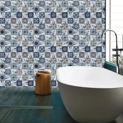Home Builder Remodel Features Inkjet Glass Mosaic Wall Tiles