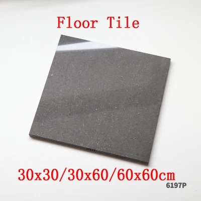 Ceramic Tile Marble 30X30/60X60cm Grey Floor Tile Prevent Stone Contemporary and Contracted Sitting Room Dining-Room Floor Tile