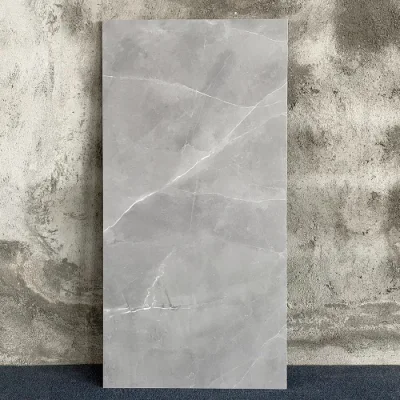 Grey Glazed Porcelain Floor Tiles for Interior Living Room and Bathroom Walls Porcelanato 60X120