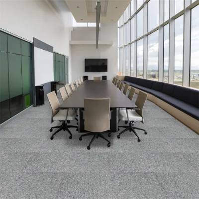 China Cheapest Price Polypropylene PVC 50X50 Commercial Office Floor Carpet Tile for Sale