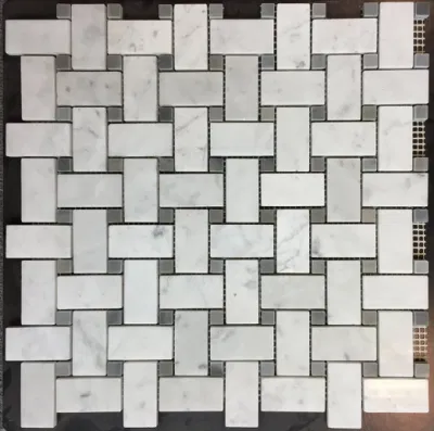 Dark Emperador Polished Marble Hexagon Mosaic Tile for Kitchen Walls