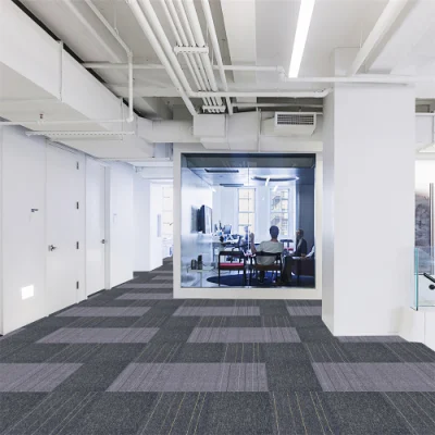 China Cheapest Price Polypropylene PVC 50X50 Commercial Office Floor Carpet Tile for Sale