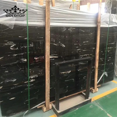 China Supplier Natural Blue/Brown/Grey/Black Portoro Silver White Dragon Marble Tile for Home Interior Floor Wall Tiles Countertops