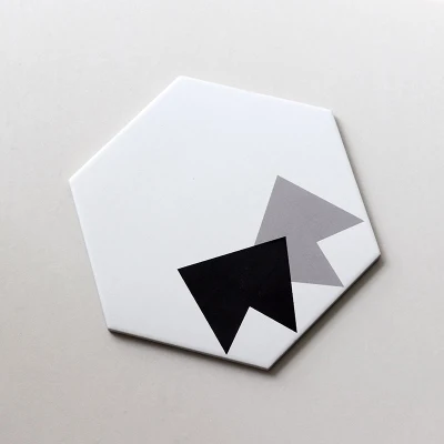 20*23cm Glazed Hexagon Tile for Kitchen Wall Decoration
