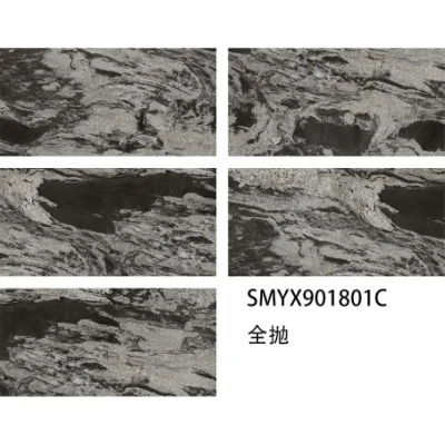900X1800mm Construction Projects and House Construction Black White Light Color Pattern Dark Full Porcelain Wall Tiles Floor Tiles
