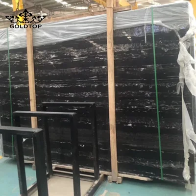 China Supplier Natural Blue/Brown/Grey/Black Portoro Silver White Dragon Marble Tile for Home Interior Floor Wall Tiles Countertops
