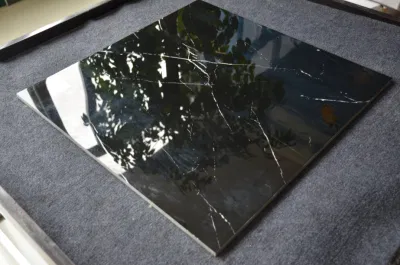 Factory Price 12X24 Bath Shower Black Ceramic Floor Tile