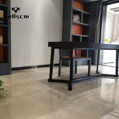 600 X 600mm Matt Grey Patterned Bathroom Tiles Traditional Gray Matte Digital Inkjet Print Bathroom Tiles