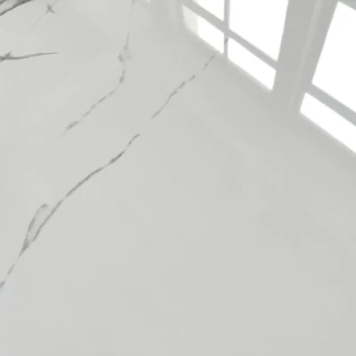 Cheapest 800 X800 Glossy High Gloss White Marble Polished Porcelain Floor Tile Made in China
