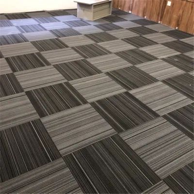 50X50 3D Modern Luxury Soft Large Living Room Plastic PVC Flooring Mat Area Rug Hotel Carpet Tiles
