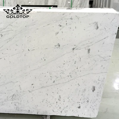 Hot Sale Polished/Honed Statuario White Marble Floor Tiles for Kitchen/Bathroom/Basement/Apartment/Villa