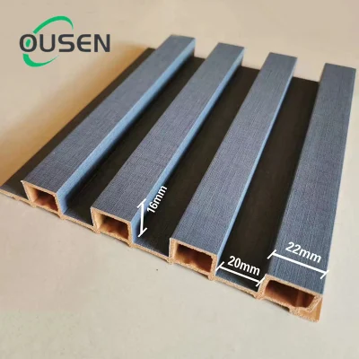 Latest Water Proof Eco Friendly Interior Composite WPC Wall Cladding Indoor Panels Tiles