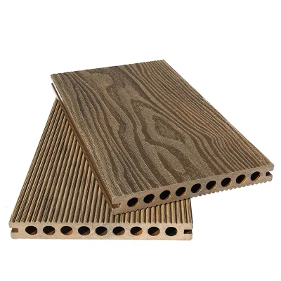 3D Embossing Ts-05 with Groove 200X25mm Outdoor Deck Tile