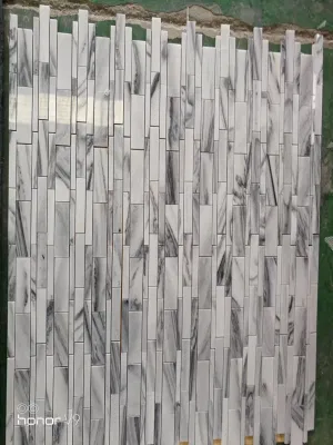Lava Grey Andesite / High Quality Floor &amp; Wall Herringbone Mosaic Tiles