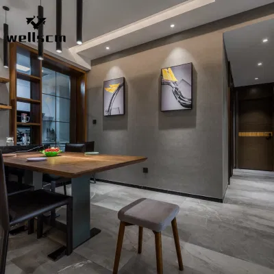 Light Grey Wood Effect Porcelain Glazed Tiles