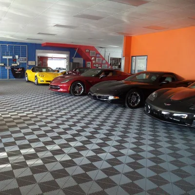 Car Wash Room Plastic Mosaic Grid Board 4s Shop Floor Mat Grid Floor Multi-Function Can Be Stitched Car Wash Shop Floor Grille