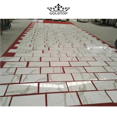 Bathroom Calacatta/Calacutta/Calcutta White/Gold Natural Marble Wall Floor Tile for Luxury Residential/Hotel Project