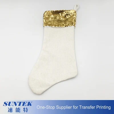 Sublimation Blank Christmas Linen Stocking