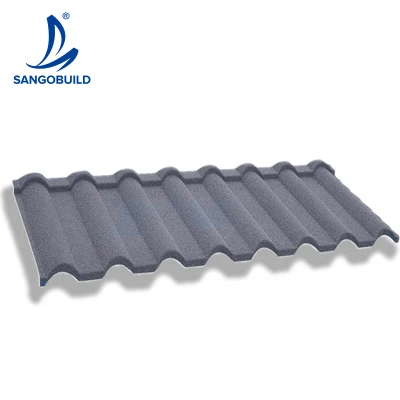 Wide Selection Roofing Materials Roofing Tiles Outside Wall Stone Coated Metal Roof Tile Made in China