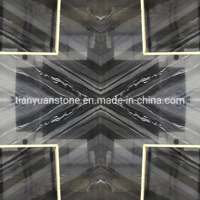 Natural Stone Grey Marble Tile for Kitchen/Bathroom Flooring