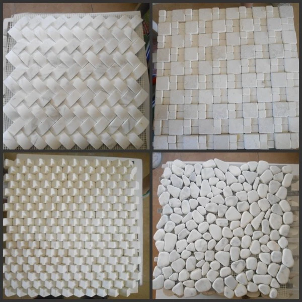 Cheap Beige Rhombus Mable Tiles for Bathroom and Kitchen